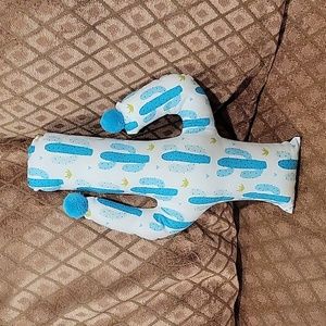 Handmade Denim and Cotton Saguaro Cactus Pillow